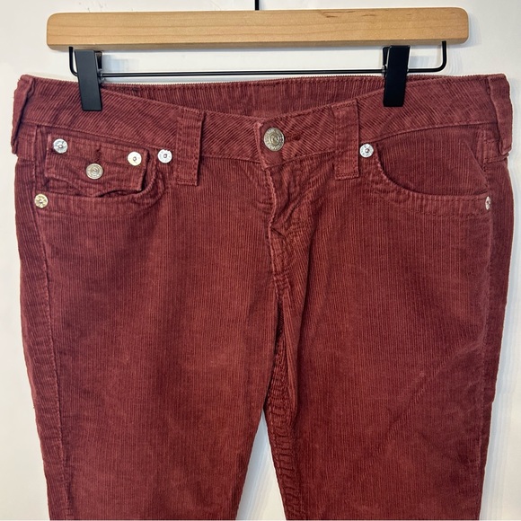 True Religion Vintage Made in USA Low Rise Skinny Corduroy Jeans, Size 29 - Picture 2 of 10